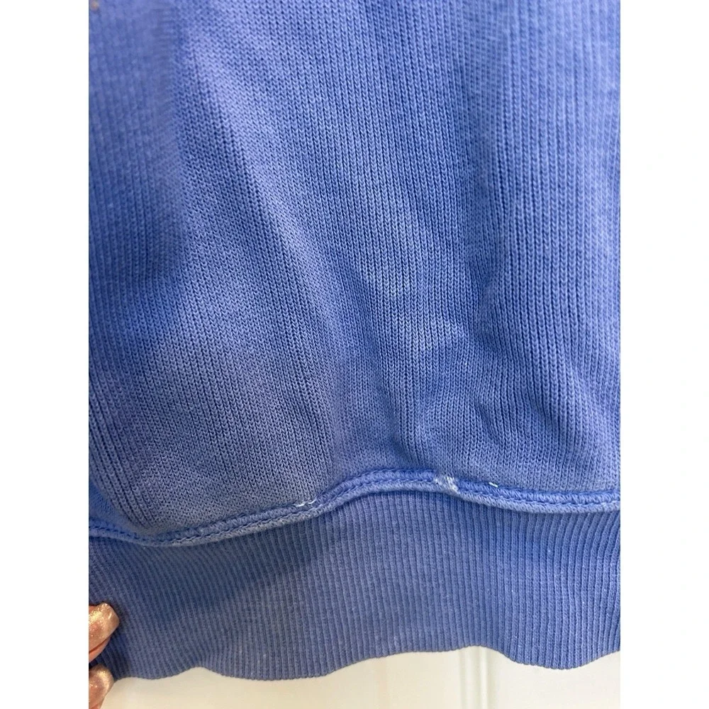 Tommy Bahama Men's Blue Quarter Zip Pullover Sweater Relaxed Fit Size M‎